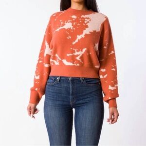 Karisma Carrara Angora Blend Sweater Rust/Ecru Size M/L